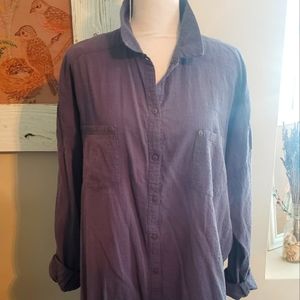 Free People plum long top